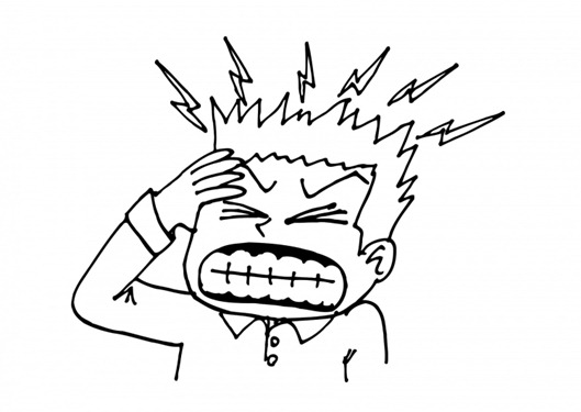 529x375 Grad School Giving You A Headache - Headache Drawing