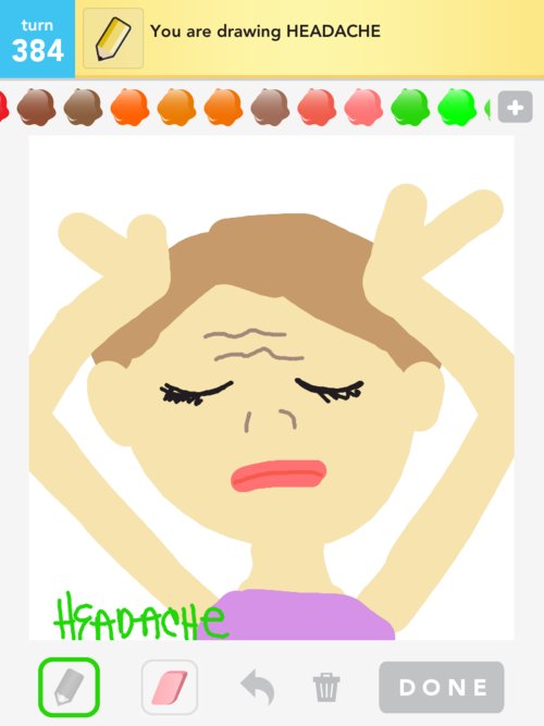 500x667 Headache Drawings - Headache Drawing