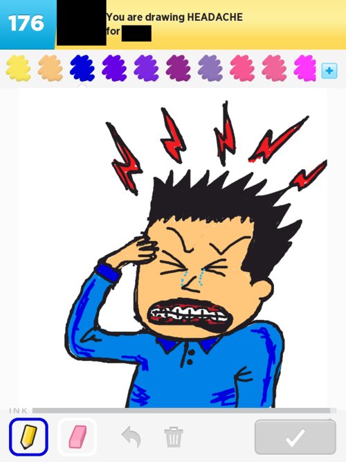 500x667 Headache Drawings - Headache Drawing