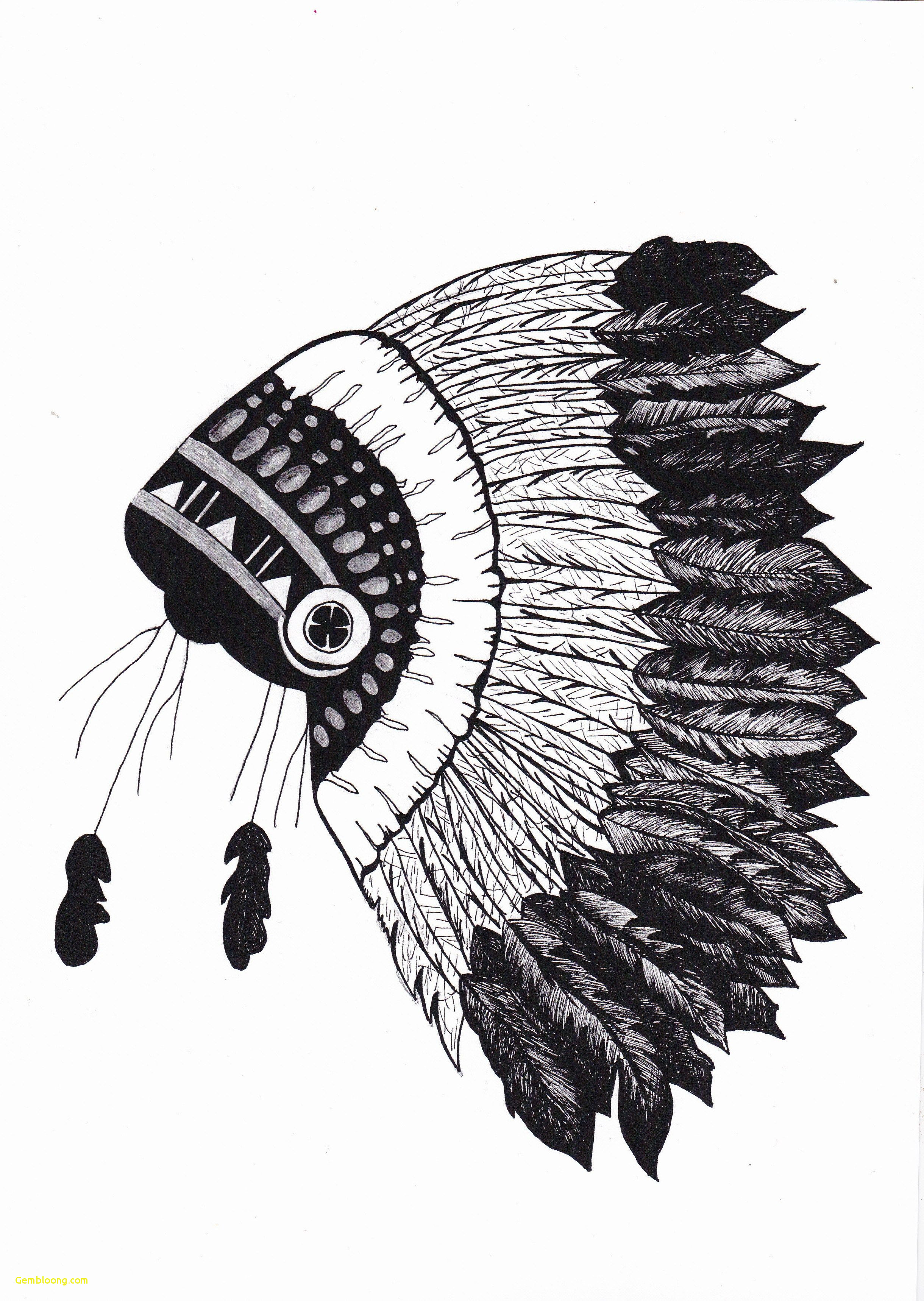 Headdress Drawing at Explore collection of