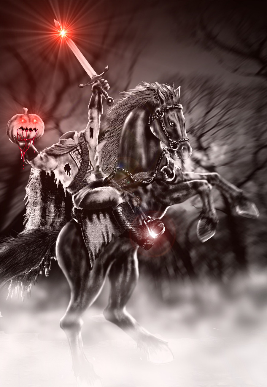 900x1300 entry - Headless Horseman Drawing