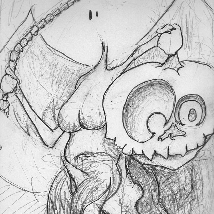 750x750 mythical beast wars the headless horseman entry - Headless Horseman Drawing