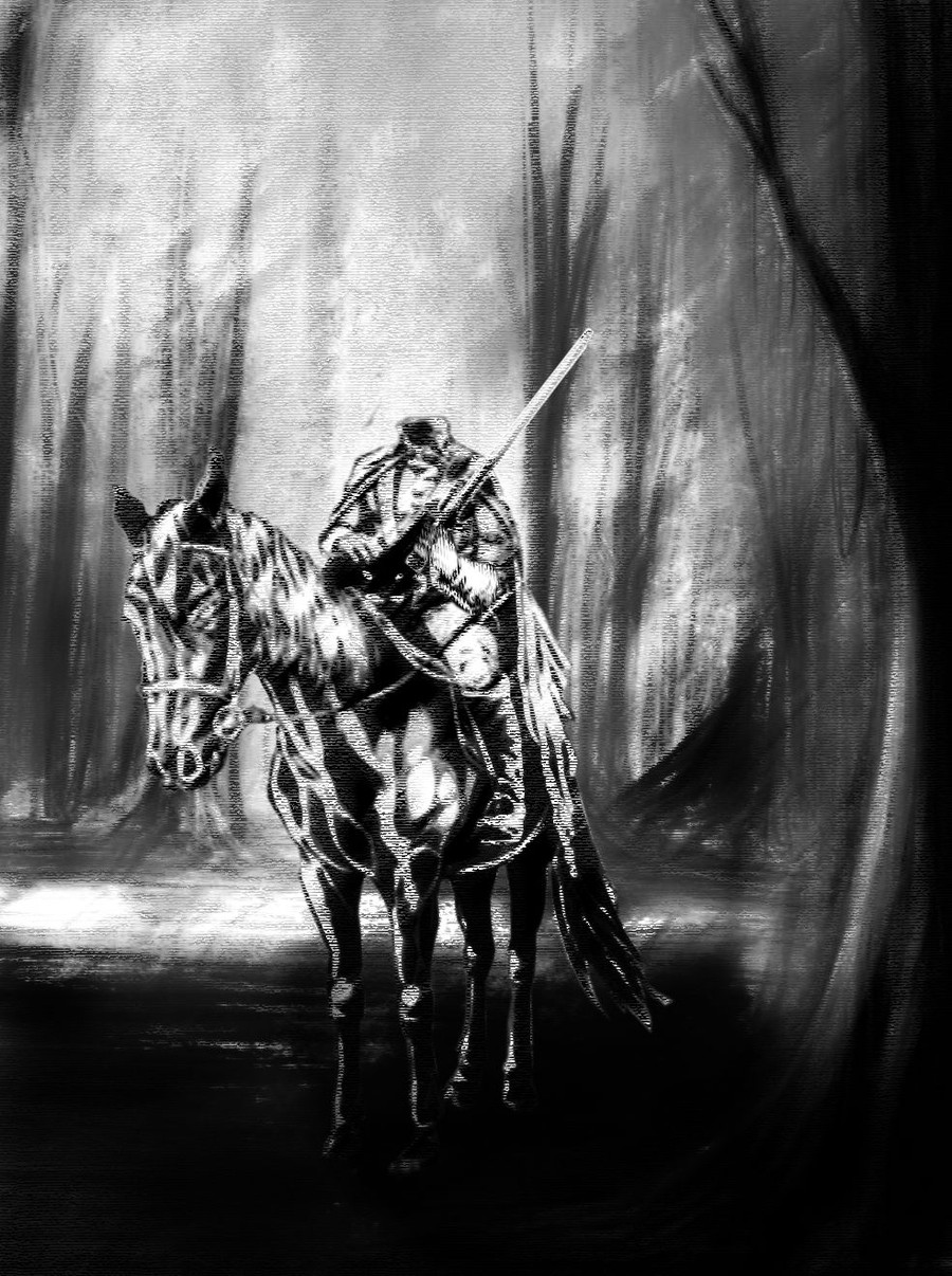 900x1206 entry - Headless Horseman Drawing