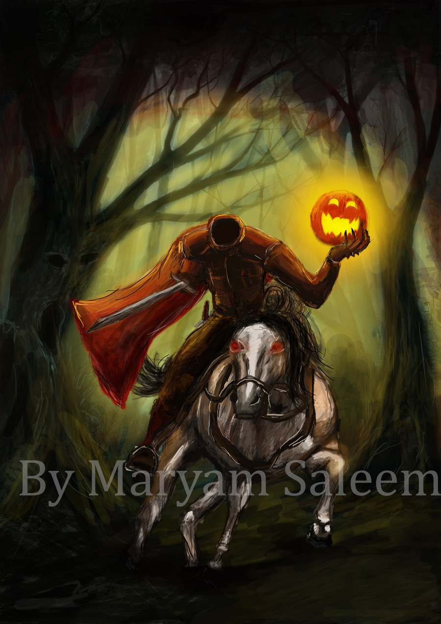 900x1273 entry - Headless Horseman Drawing