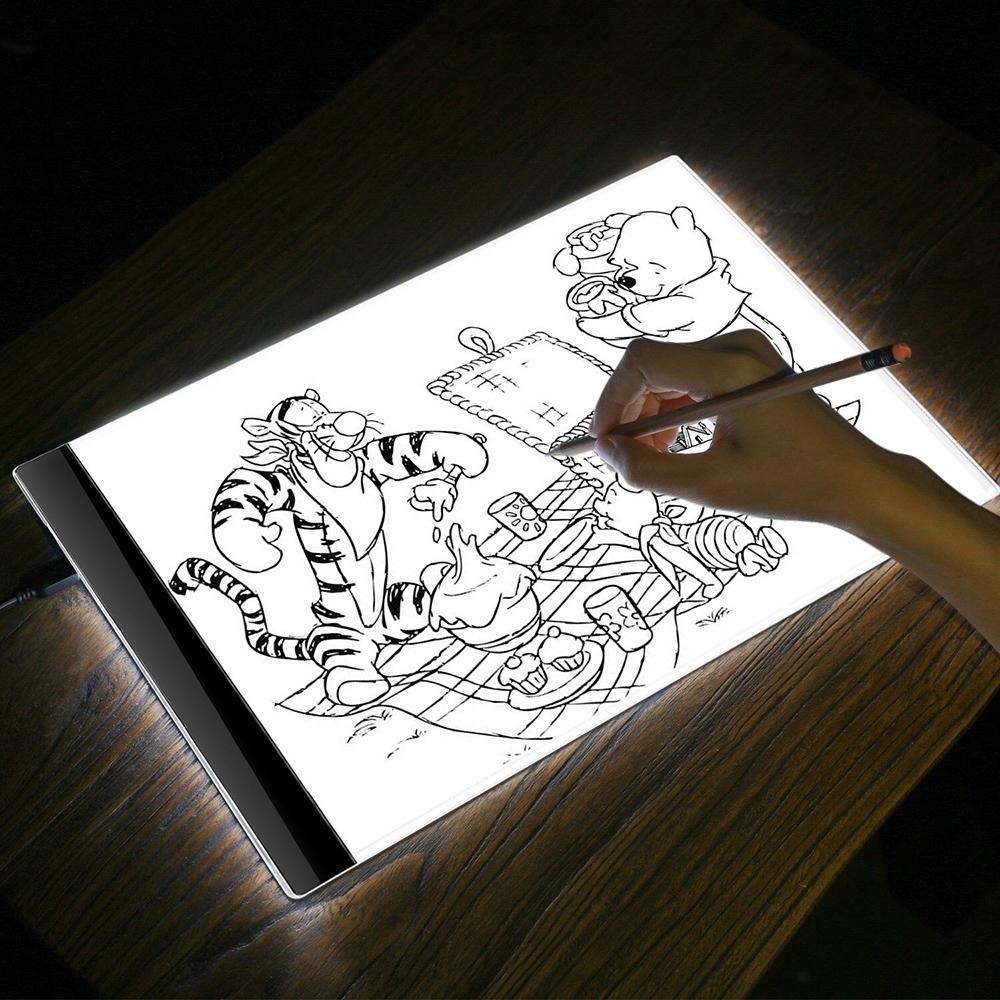 1000x1000 led graphic tablet writing painting light box tracing board - Headlight Drawing