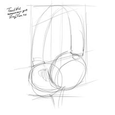 236x236 How To Draw Headphones Step - Headphones Drawing