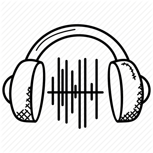 512x512 Drawing Headphones Computer Transparent Png Clipart Free - Headphones Drawing Png