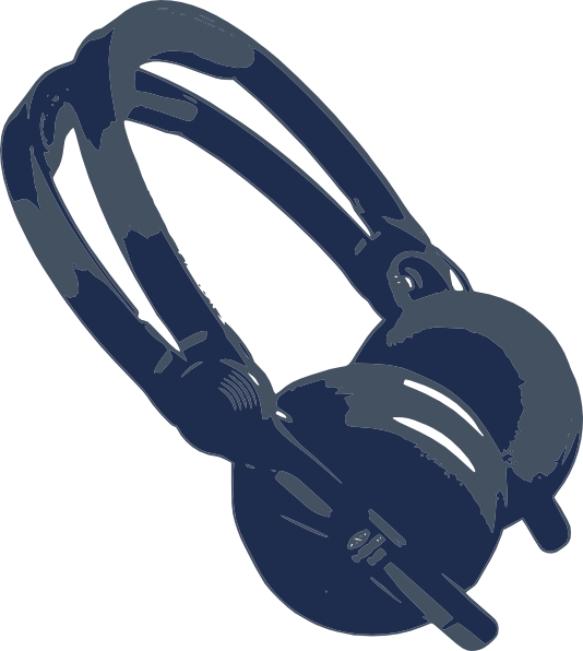 534x596 Headphones Clip Art - Headphones Drawing Png