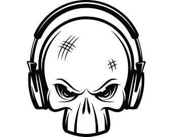 340x270 Headset Clipart Etsy - Headset Drawing