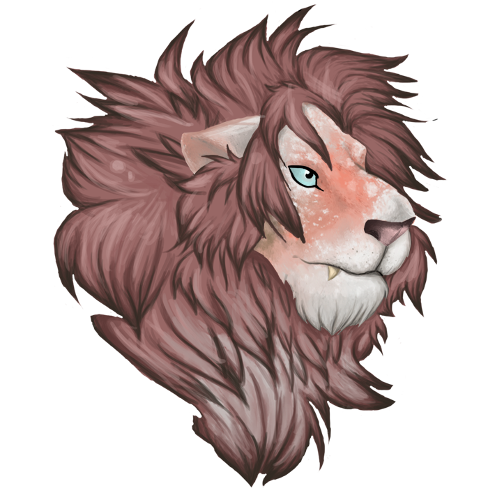 700x700 Collection Of Free Headshot Drawing Lion Download On Ui Ex - Headshot Drawing