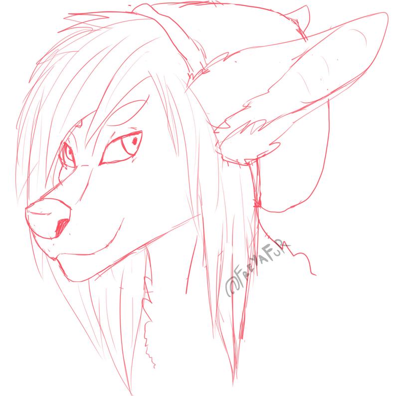 794x794 Digital Furry Headshot Sketch Commissions Etsy - Headshot Drawing