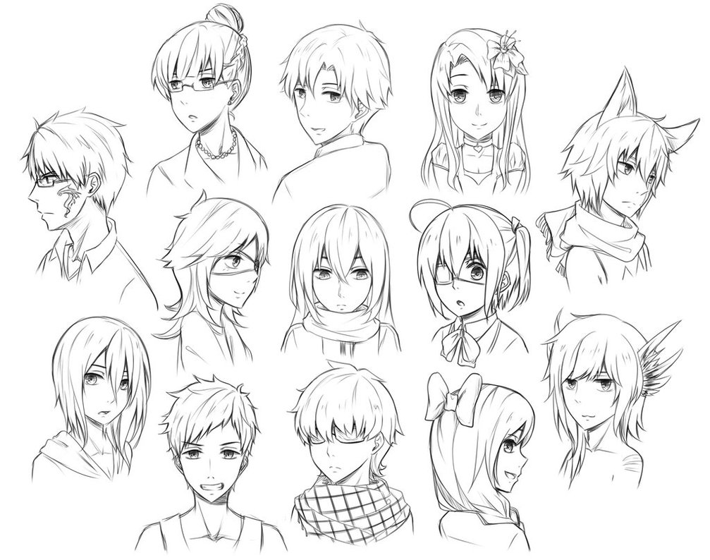 Featured image of post Anime Headshot Drawing Base This style of drawing has captivated a lot of anime fans all over the world and people of all ages