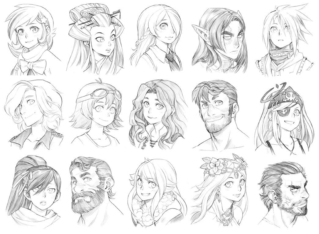 1043x765 Headshot Drawing Dynamic For Free Download - Headshot Drawing