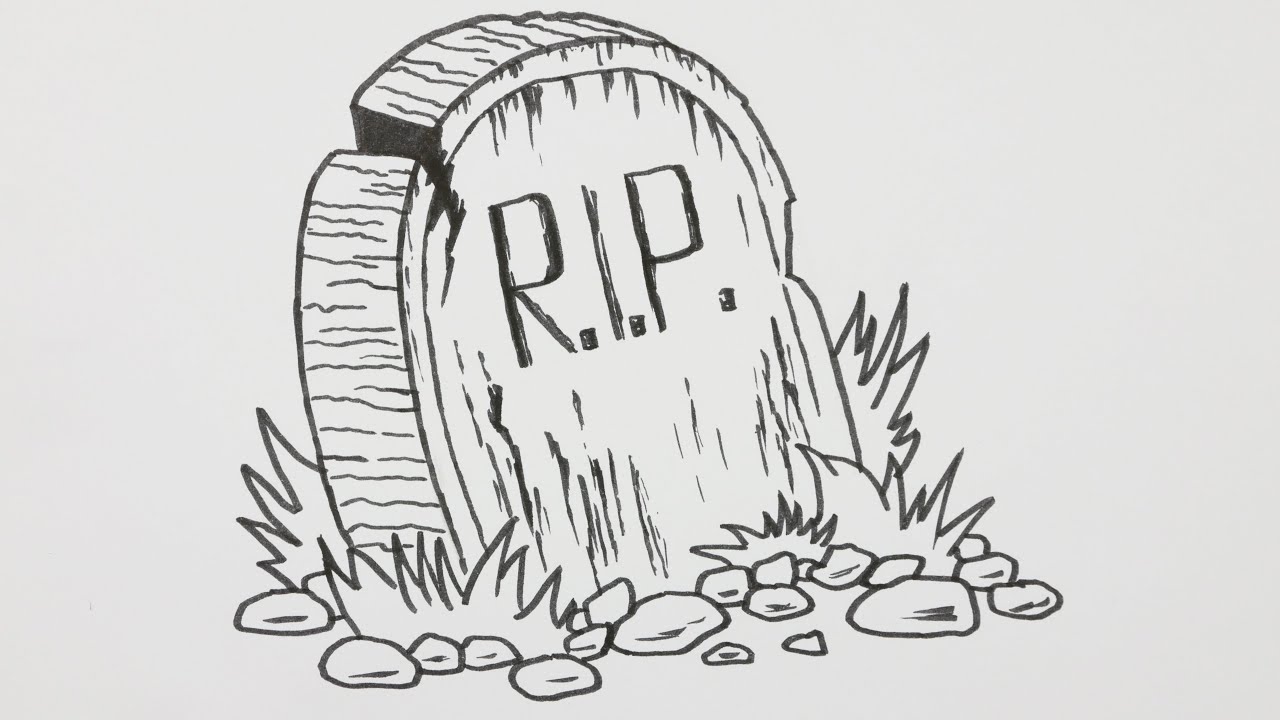 Headstone Drawing at Explore collection of