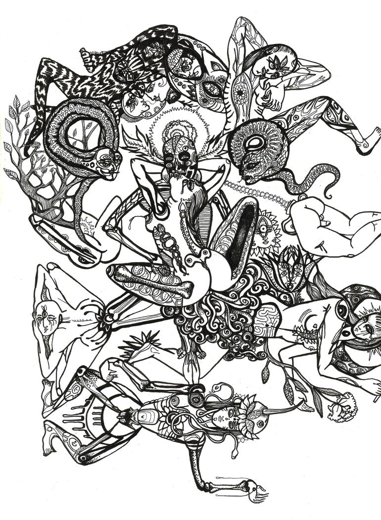 770x1051 mahaasukha healing drawing - Healing Drawing