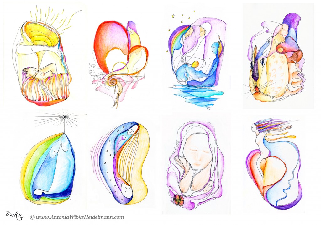 1024x716 channeled drawing for guidance and healing fully seen - Healing Drawing