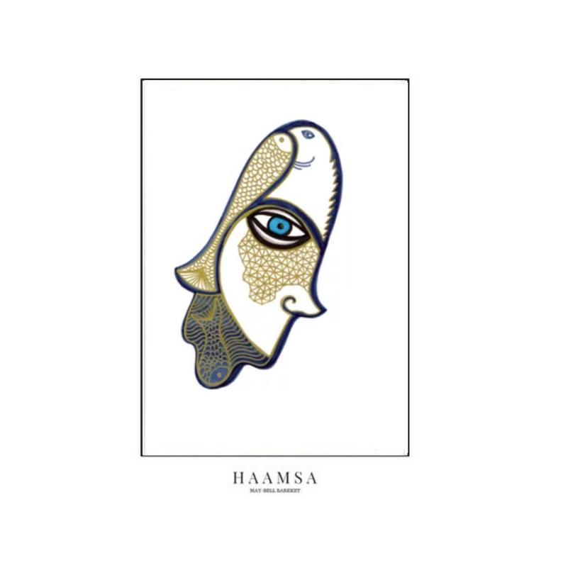 794x794 hamsa hand art hamsa poster hand of fatima hand of miriam etsy - Healing Hands Drawing