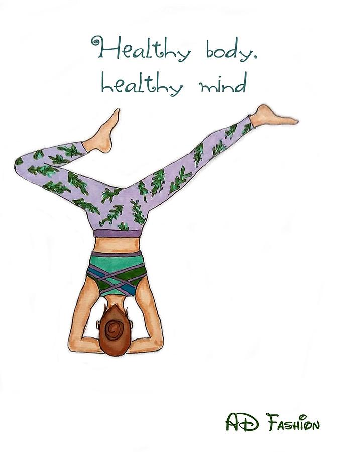 675x900 Ad Fashion Drawing - Healthy Body Drawing