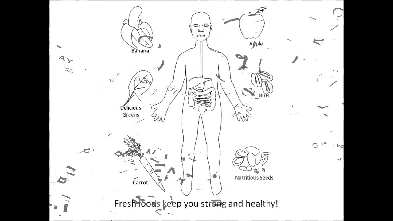 1280x720 amazing body and healthy habits presentation for kids and parents - Healthy Body Drawing