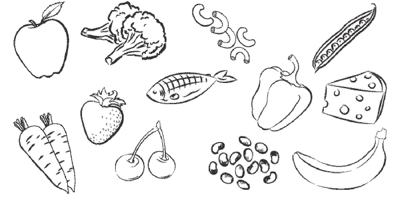 Healthy Food Drawing at Explore collection of