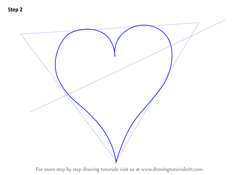 844x598 Learn How To Draw Heart With Arrow - Heart And Arrow Drawing