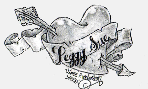 620x373 Heart Drawings, Art Ideas Design Trends - Heart And Banner Drawing