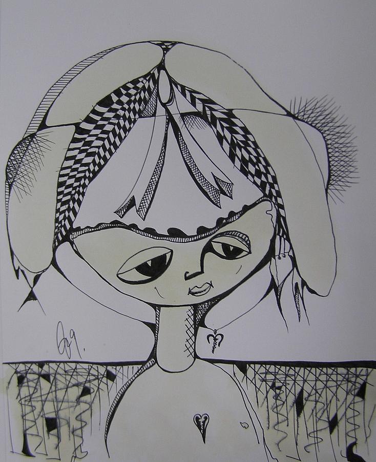 734x900 The Key To Her Broken Heart Drawing - Heart And Key Drawings