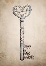 189x267 Cute Easy Pictures To Draw For Your Boyfriend - Heart And Key Drawings