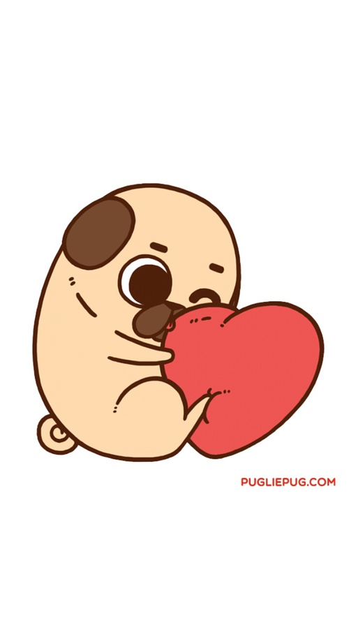 500x889 Lockscreen,animals, Art, Baby, Background, Beautiful, Beauty - Heart Cartoon Drawing
