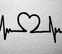 215x185 black and white cute drawing heart beat - Heart Drawing Black And White