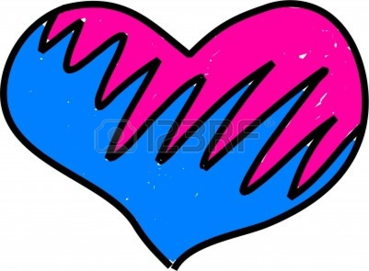 1203x885 Easy Drawings Hearts Real Heart Drawing - Heart Drawing Clipart