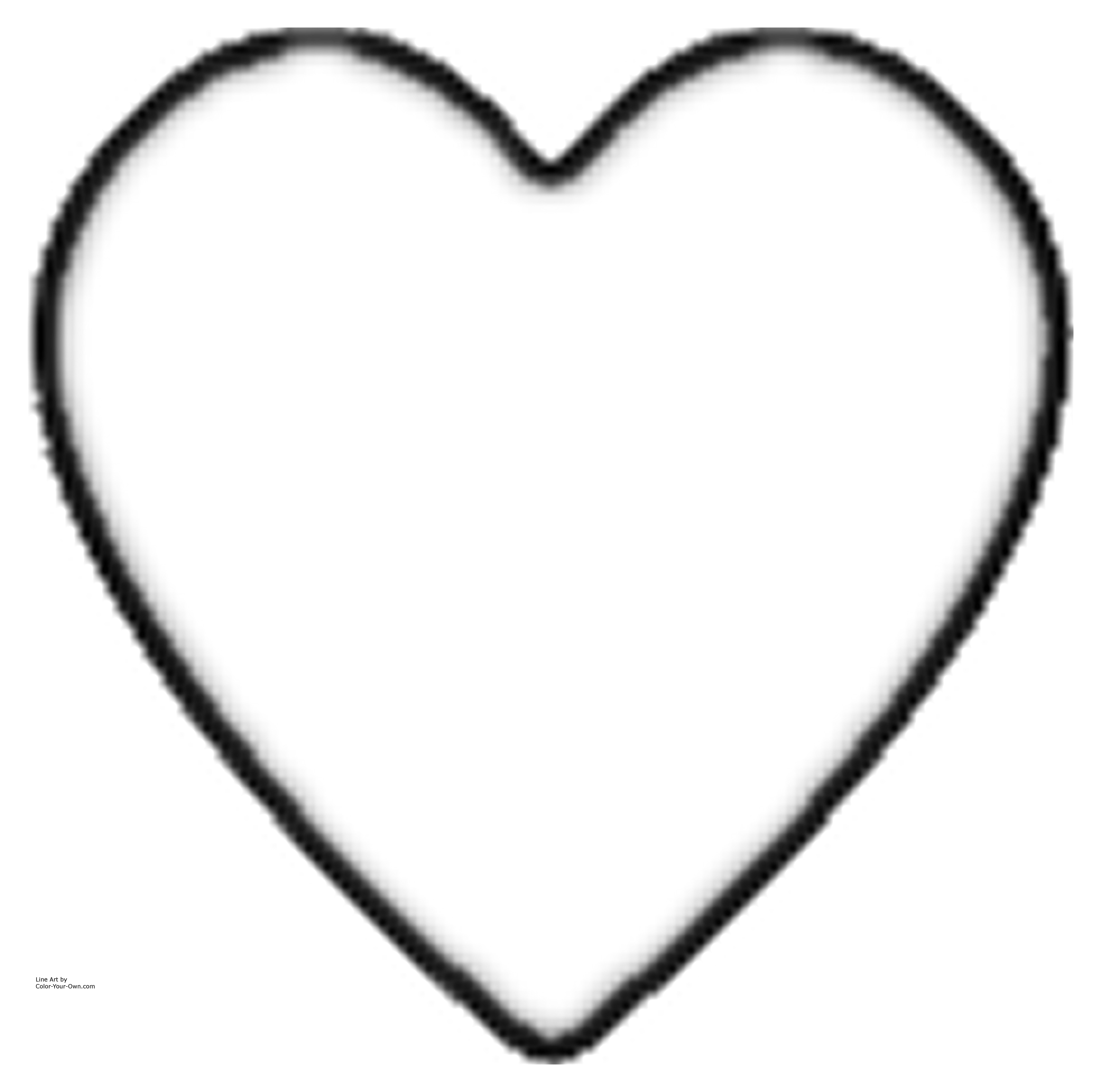 7684x7620 How To Draw A Simple Heart - Heart Drawing Clipart