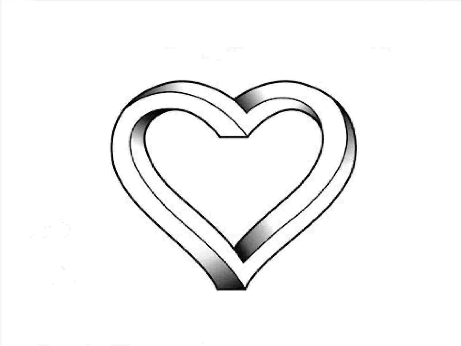 1501x1126 Human Download Clip Art Rhclipartlibrarycom Free Heart Drawings - Heart Drawing Clipart