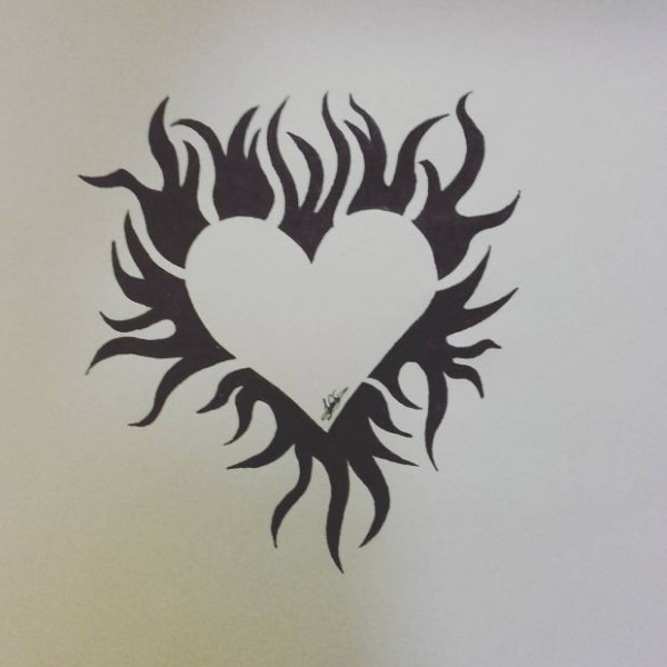 600x600 Heart Drawing Ideas - Heart Drawing Ideas
