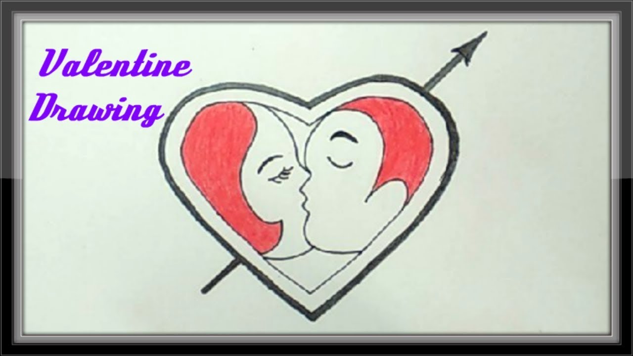1280x720 Valentine Art And Drawing Ideas - Heart Drawing Ideas