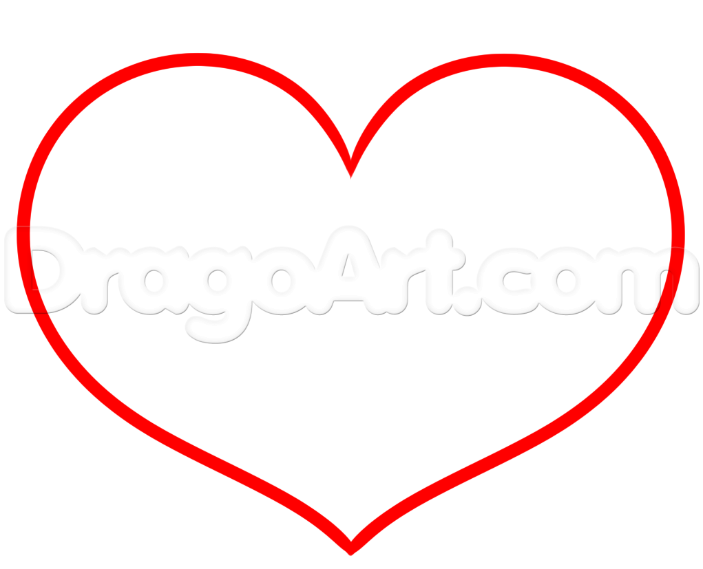 1021x827 Deadpool Heart Drawing Tutorial, Step - Heart Drawing Images