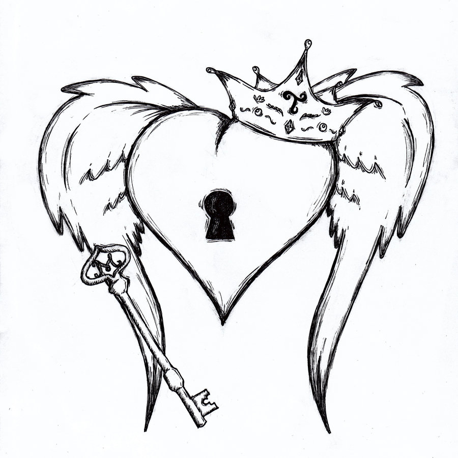 900x900 Heart Drawing Cute Drawings Of Hearts Heart Sketches Key To My - Heart Drawing Pictures