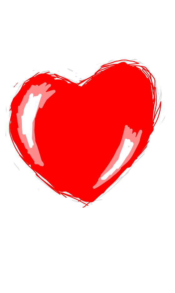 560x936 Heart Drawing Png Images In Collection - Heart Drawing Png
