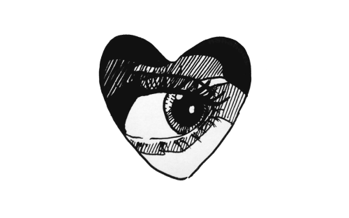 500x313 Image About Tumblr In Png - Heart Drawing Png