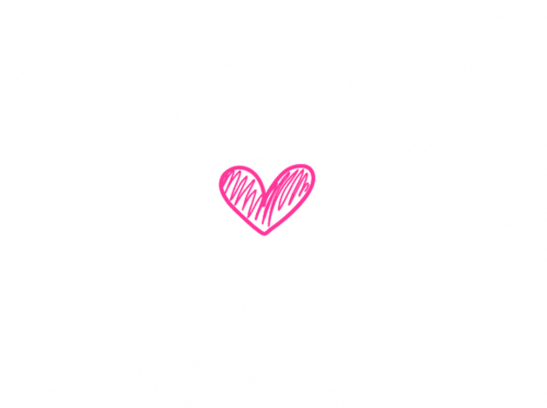 500x373 Tumblr Drawing Of Heart - Heart Drawing Png