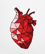 190x228 Real Anatomical Human Heart Drawing T Shirt - Heart Drawing Real