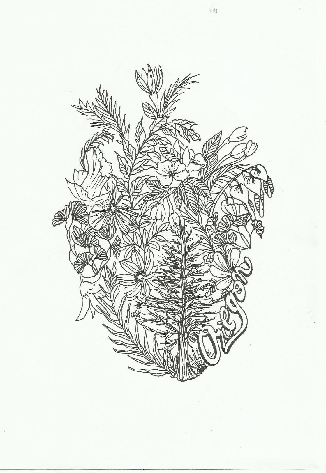 1119x1625 Pictures Of Heart Drawings - Heart Drawing Tumblr