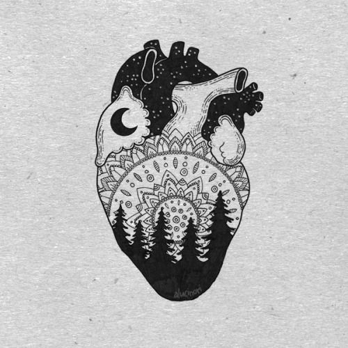 500x500 Adventurer's Heart D More Drawings On My Tumblr And Instagram - Heart Drawing Tumblr