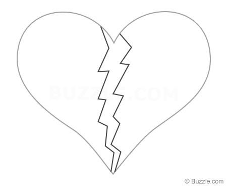 450x370 Easy Instructions To Draw A Heart - Heart Drawings Step By Step