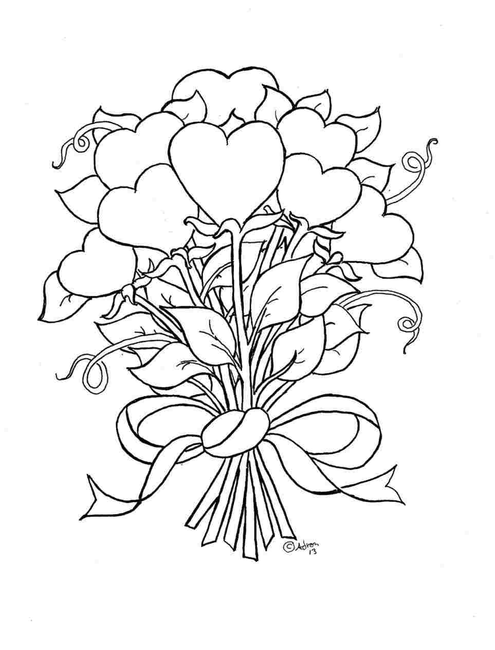 963x1264 Art Rhclipartlibrarycom Heart Flower Drawing Yukiko - Heart Flower Drawing
