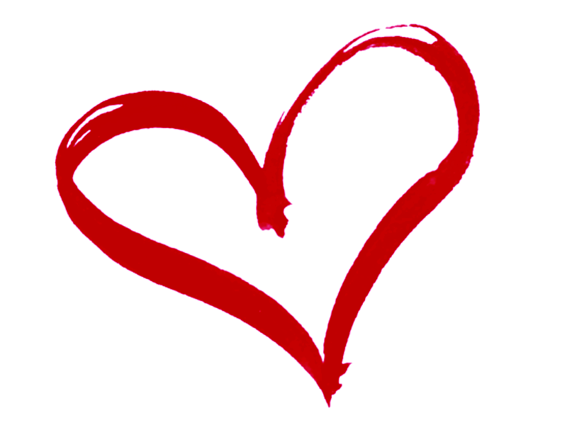 800x600 Heart Outline Drawing Red Transparent Png - Heart For Drawing