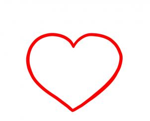 302x243 how to draw a heart lock, heart lock tattoo, step - Heart For Drawing