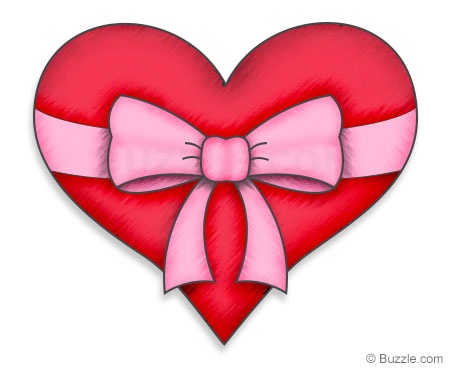 450x370 Easy Instructions To Draw A Heart - Heart For Drawing