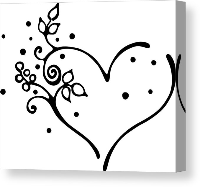 678x635 Vector Hand Drawn Illustration, Decorative Ornamental Stylized - Heart In Hand Drawing