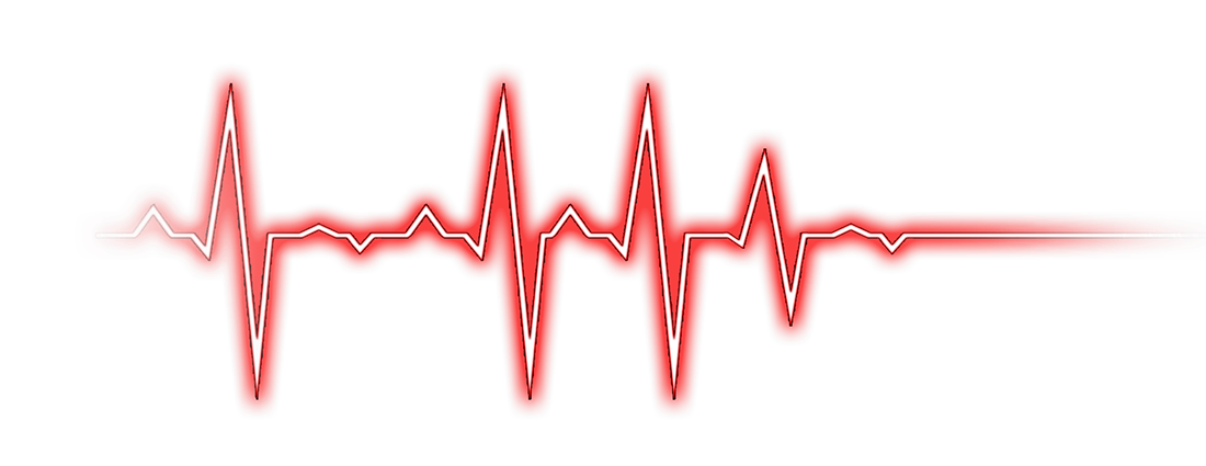 1100x425 ekg drawing heart beat transparent png clipart free download - Heart Monitor Drawing